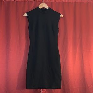 Forever21 black form fitted dress.